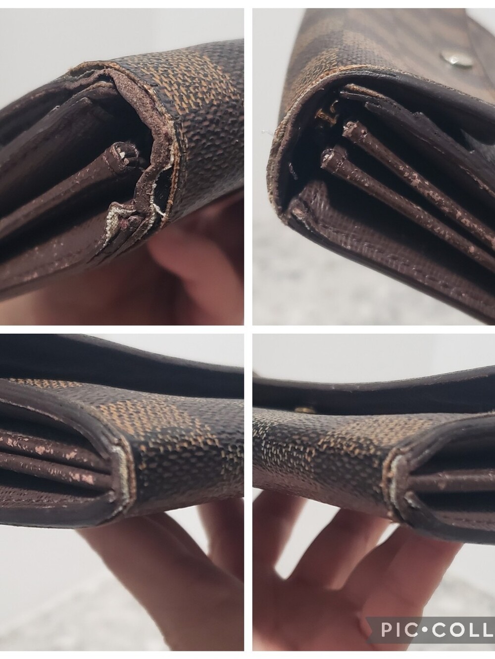 Louis Vuitton Damier Ebene Coated Canvas Long Wallet - Picture 4 of 11
